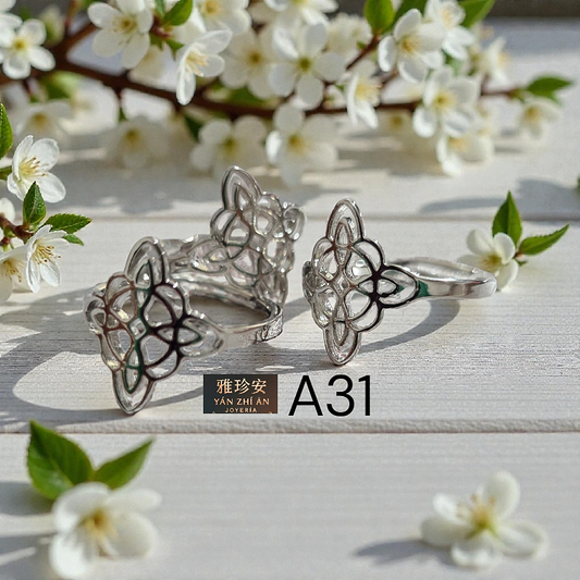 ANILLO DAMA COLOR PLATA A31