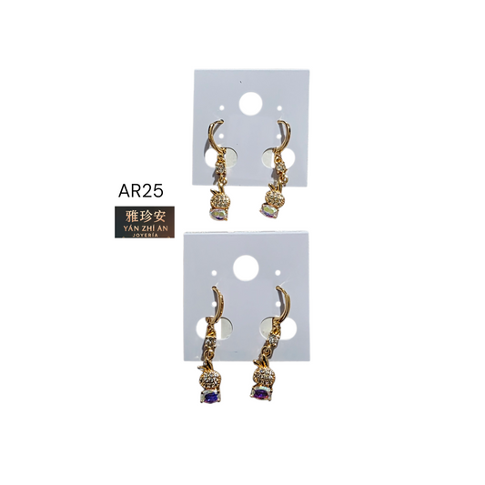 ARETE COLGANTE DAMA ACERO INOXIDABLE AR25