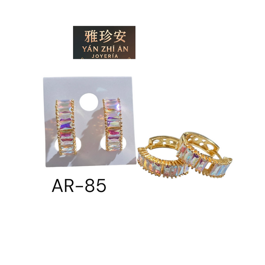 ARETE CORTO DAMA ACERO INOXIDABLE AR85