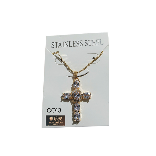 CADENA Y DIJE ACERO INOXIDABLE C013