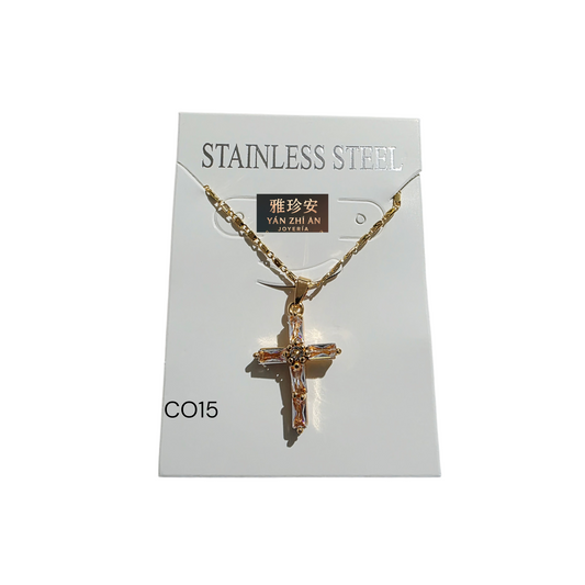 CADENA Y DIJE ACERO INOXIDABLE C015