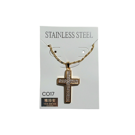 CADENA Y DIJE ACERO INOXIDABLE C017