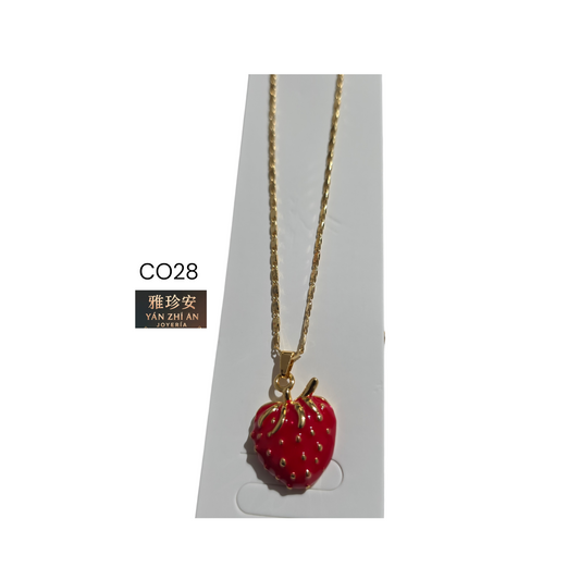 CADENA Y DIJE ACERO INOXIDABLE C028