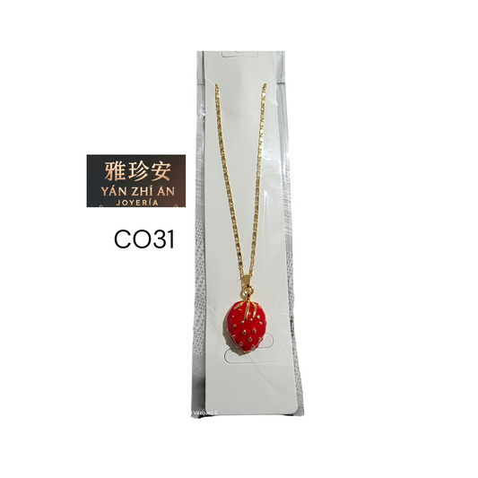 CADENA Y DIJE ACERO INOXIDABLE C031