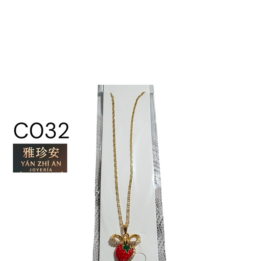 CADENA Y DIJE ACERO INOXIDABLE C032