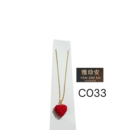 CADENA Y DIJE ACERO INOXIDABLE C033